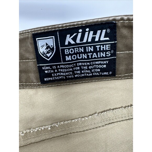 Kuhl Mens Pants Gray 38X30 Crag Vintage Patina Dye Distressed Casual Brown - Picture 12 of 14